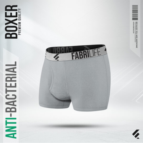 Mens Premium Antibacterial Boxer Brief - Monument